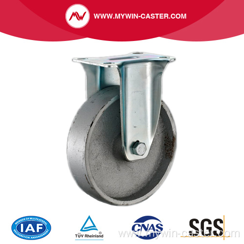 Plate Rigid Cast Iron Medium Duty Caster Wheels